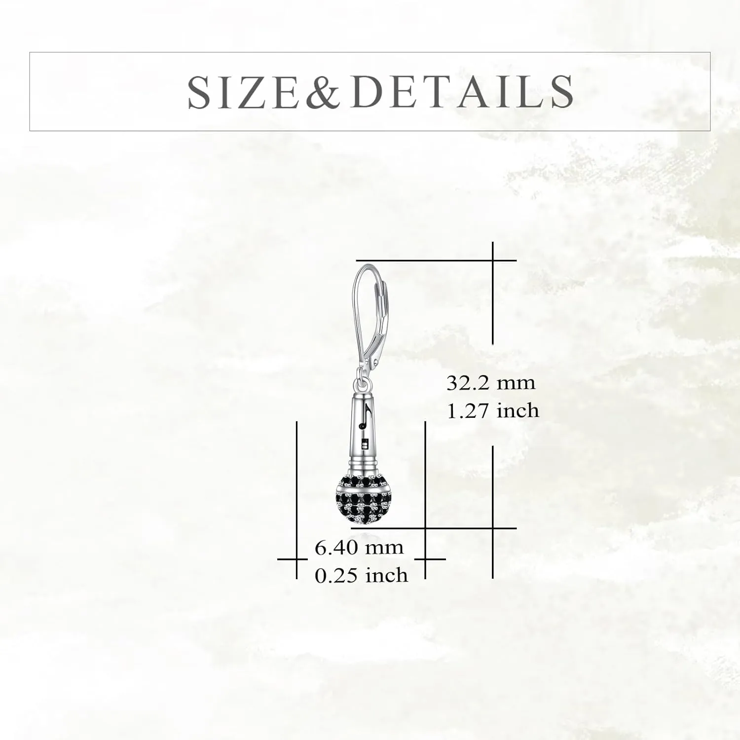 YFN Sport and Music Earrings Sterling Silver Sport Lover Music Lover Jewelry Gifts for Women Men