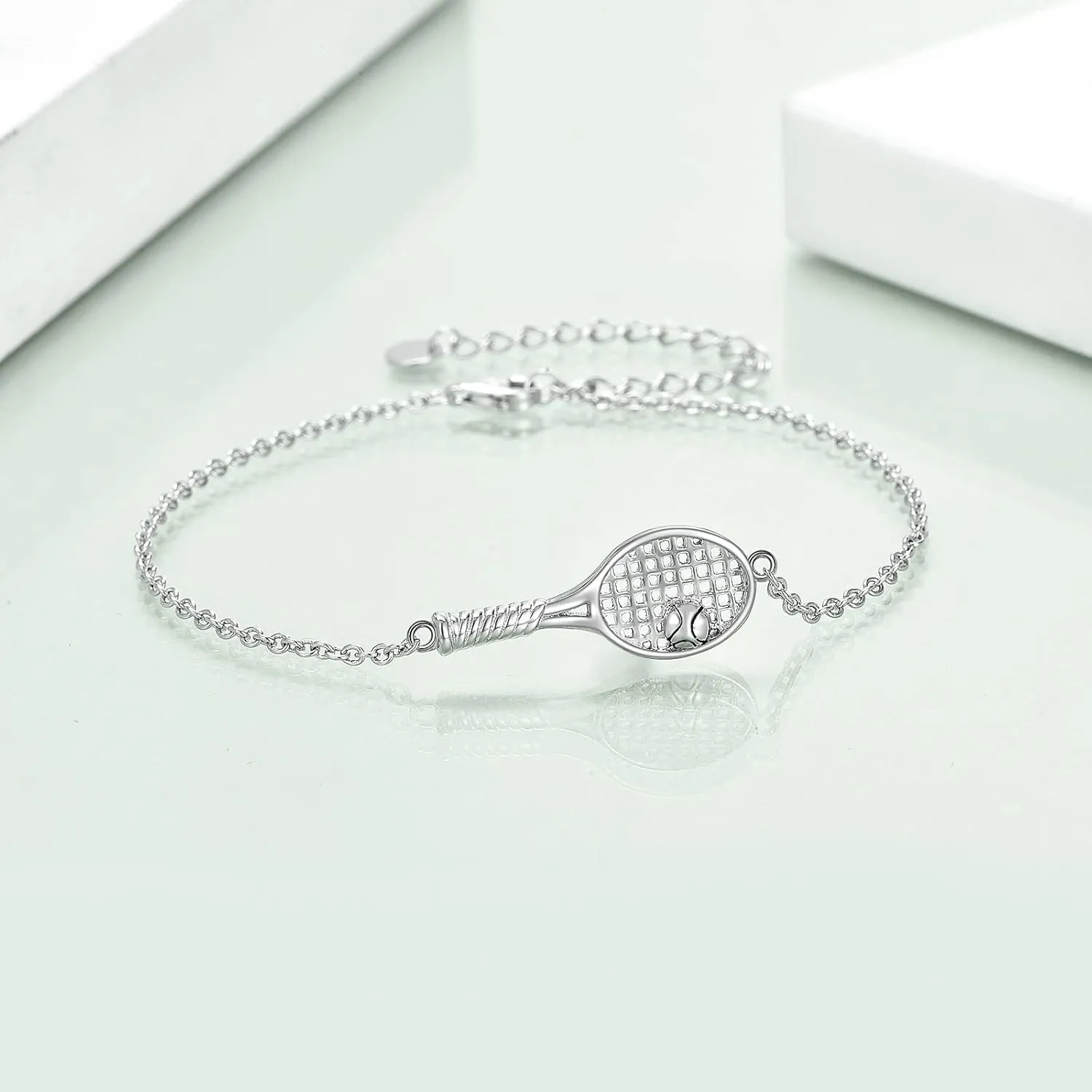 YFN Sport Bracelet Sterling Silver Sport Lover Gifts for Women Men