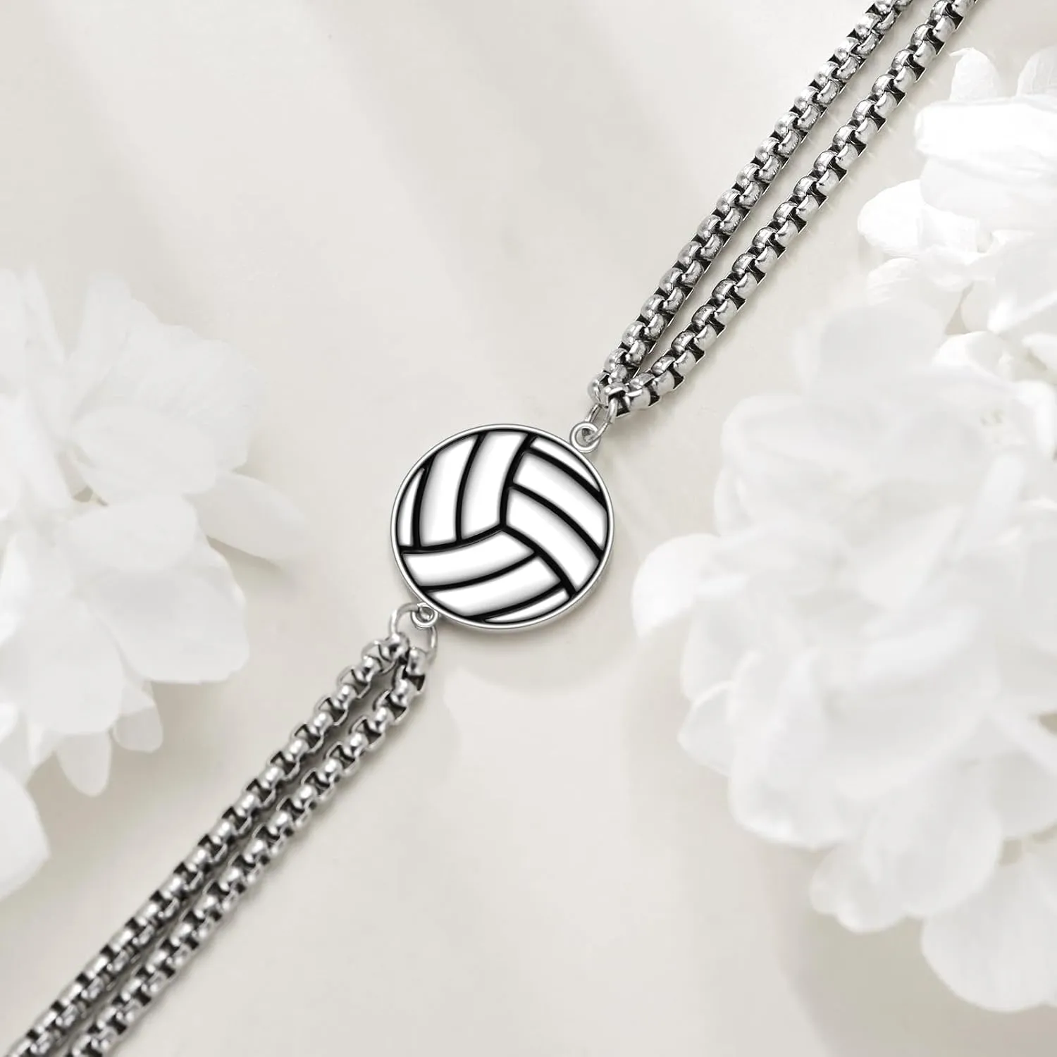 YFN Sport Bracelet Sterling Silver Sport Lover Gifts for Women Men