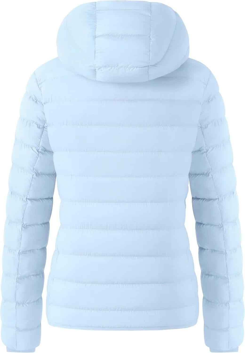 ZSHOW Women's Packable Puffer Jacket Warm Hooded Lightweight Winter Coat
