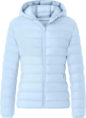 ZSHOW Women's Packable Puffer Jacket Warm Hooded Lightweight Winter Coat