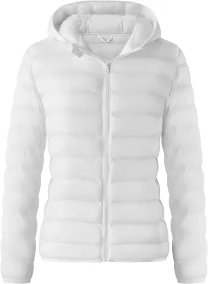 ZSHOW Women's Packable Puffer Jacket Warm Hooded Lightweight Winter Coat